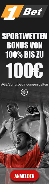 1Bet besuchen und 100€ abholen