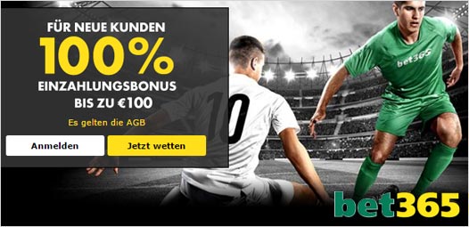 Bet365 Willkommensbonus