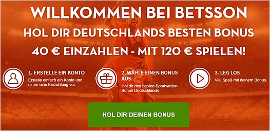 Betsson Willkommensbonus