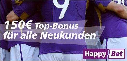 HappyBet Willkommensbonus