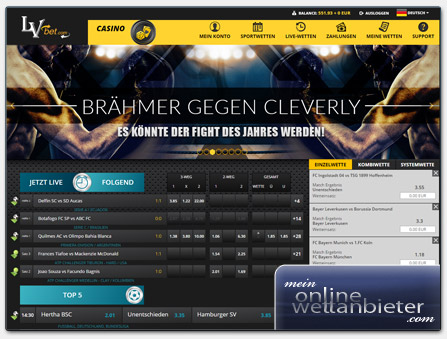 LVbet Webseite