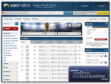 Sunmaker Webseite
