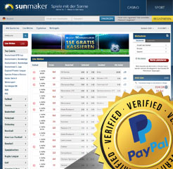 Sunmaker Wettanbieter Webseite